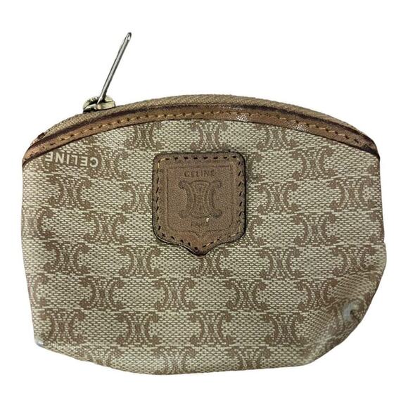 Celine Handbags - Celine Vintage Coin Purse Logo Canvas
